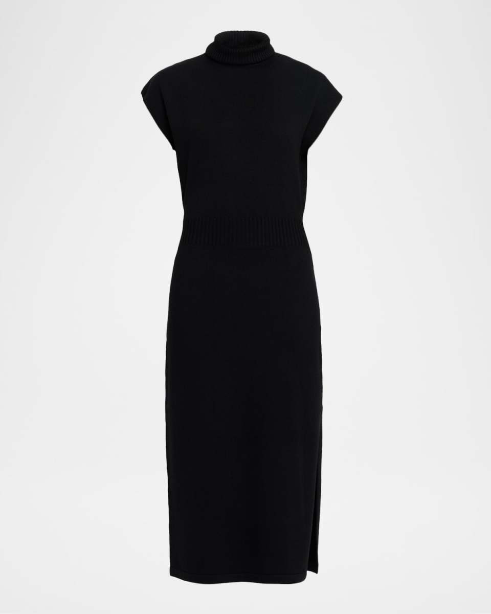 Natalie Merino Turtleneck Midi Dress